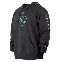 Men's New Era Black Golden State Warriors 2021/22 City Edition Big & Tall Pullover Hoodie -New Era Shop 5646064 ALT2