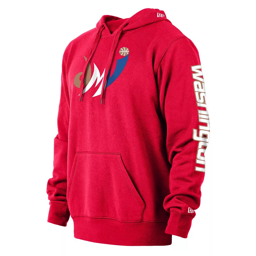 Men's New Era Red Washington Wizards 2021/22 City Edition Pullover Hoodie 3 Men's New Era Red Washington Wizards 2021/22 City Edition Pullover Hoodie - Image 3