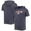 Men's New Era Heathered Navy St. Louis Cardinals Hoodie T-Shirt