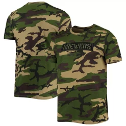 Men's New Era Camo Milwaukee Brewers Club T-Shirt