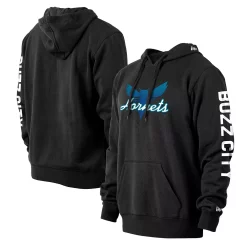 Men's New Era Black Charlotte Hornets 2021/22 City Edition Pullover Hoodie