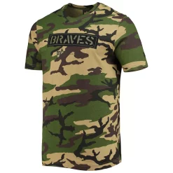 Men's New Era Camo Atlanta Braves Club T-Shirt -New Era Shop 5704228 ALT2