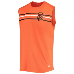 Men's New Era Orange San Francisco Giants Muscle Tank Top -New Era Shop 5704353 ALT2