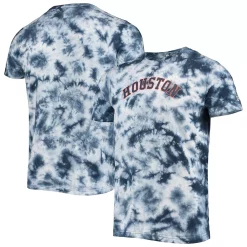 Men's New Era Navy Houston Astros Team Tie-Dye T-Shirt