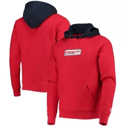 Men's 5th & Ocean by New Era Red USMNT Energy Fleece Pullover Hoodie