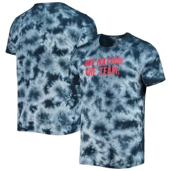Men's 5th & Ocean by New Era Navy US Soccer Tie-Dye T-Shirt