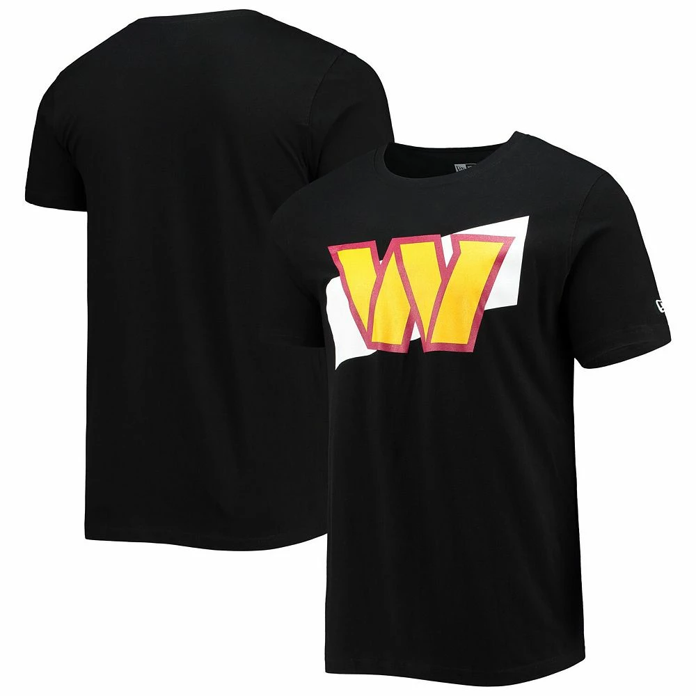 Men's New Era Black Washington Commanders T-Shirt 2 Men's New Era Black Washington Commanders T-Shirt - Image 2