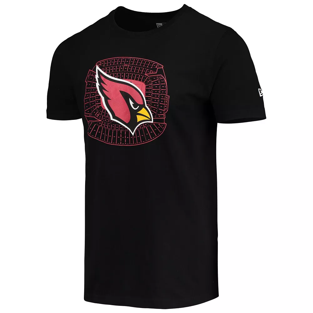 Men's New Era Black Arizona Cardinals Stadium T-Shirt 3 Men's New Era Black Arizona Cardinals Stadium T-Shirt - Image 3