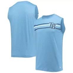 Men's New Era Blue Tampa Bay Rays Muscle Tank Top