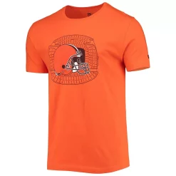 Men's New Era Orange Cleveland Browns Stadium T-Shirt -New Era Shop 5741624 ALT2