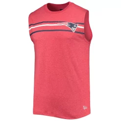 Men's New Era Red New England Patriots Brushed Sleeveless Tank Top -New Era Shop 5741759 ALT2