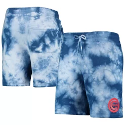 Men's New Era Royal Chicago Cubs Team Dye Shorts