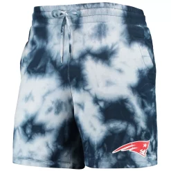 Men's New Era Navy New England Patriots Tie-Dye Shorts -New Era Shop 5742059 ALT2