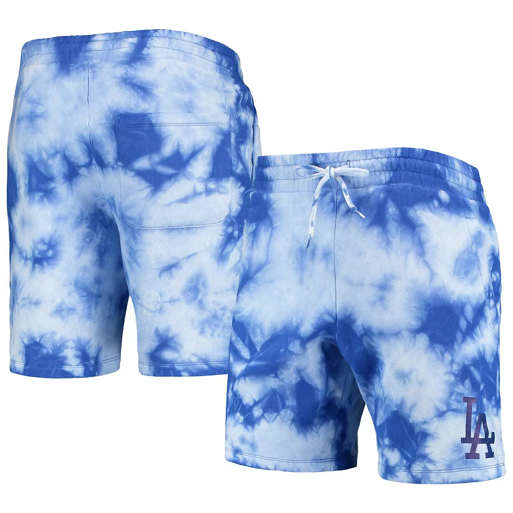Men's New Era Royal Los Angeles Dodgers Team Dye Shorts 2 Men's New Era Royal Los Angeles Dodgers Team Dye Shorts - Image 2