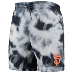 Men's New Era Black San Francisco Giants Team Dye Shorts -New Era Shop 5751596 ALT2
