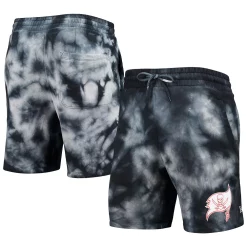 Men's New Era Black Tampa Bay Buccaneers Tie-Dye Shorts