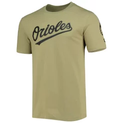 Men's New Era Olive Baltimore Orioles Brushed Armed Forces T-Shirt -New Era Shop 5821032 ALT2
