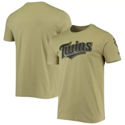 Men's New Era Olive Minnesota Twins Brushed Armed Forces T-Shirt