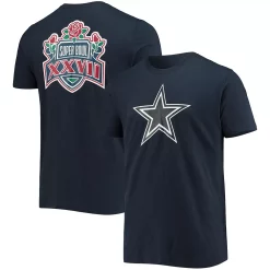 Men's New Era Navy Dallas Cowboys Super Bowl XXVII T-Shirt