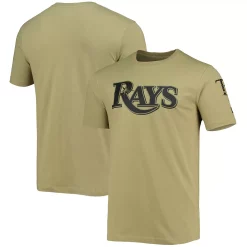 Men's New Era Olive Tampa Bay Rays Brushed Armed Forces T-Shirt