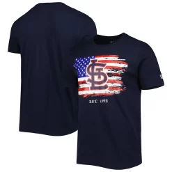 Men's New Era Navy St. Louis Cardinals 4th of July Jersey T-Shirt