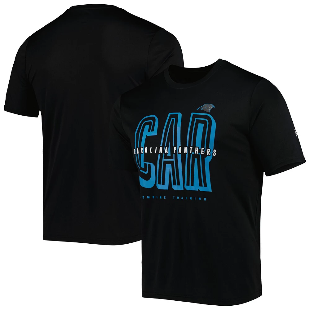 Men's New Era Black Carolina Panthers Scrimmage T-Shirt 2 Men's New Era Black Carolina Panthers Scrimmage T-Shirt - Image 2