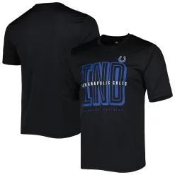 Men's New Era Black Indianapolis Colts Scrimmage T-Shirt