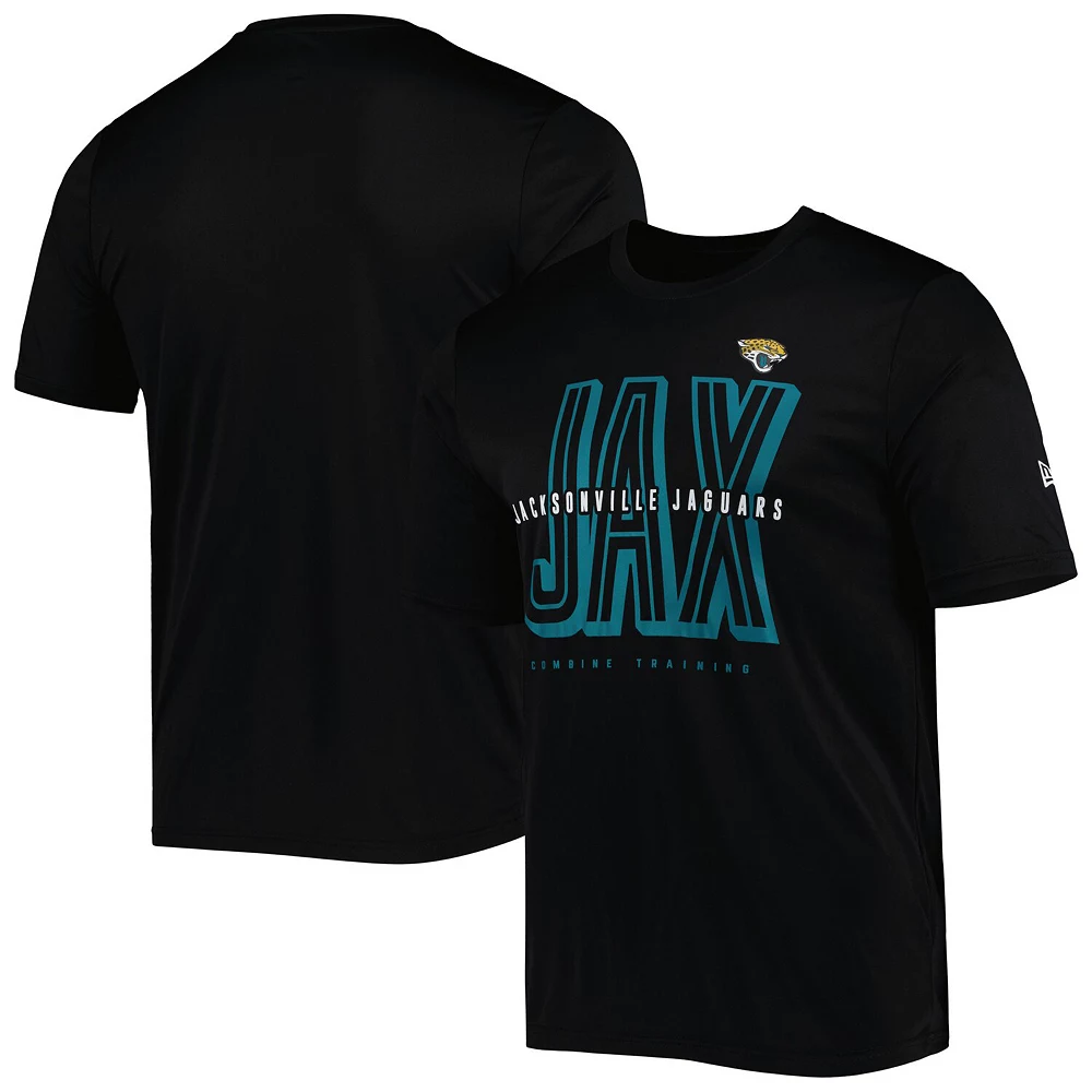Men's New Era Black Jacksonville Jaguars Scrimmage T-Shirt 2 Men's New Era Black Jacksonville Jaguars Scrimmage T-Shirt - Image 2