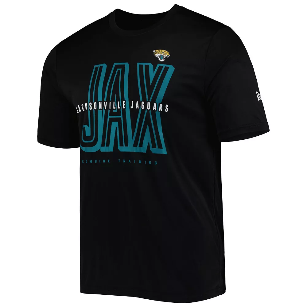 Men's New Era Black Jacksonville Jaguars Scrimmage T-Shirt 3 Men's New Era Black Jacksonville Jaguars Scrimmage T-Shirt - Image 3