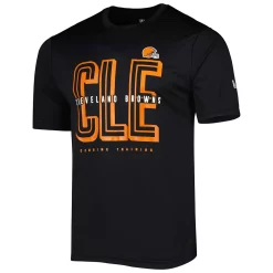 Men's New Era Black Cleveland Browns Scrimmage T-Shirt -New Era Shop 5908593 ALT2