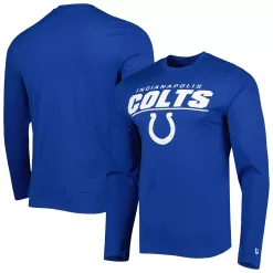 Men's New Era Royal Indianapolis Colts Combine Authentic Stated Long Sleeve T-Shirt