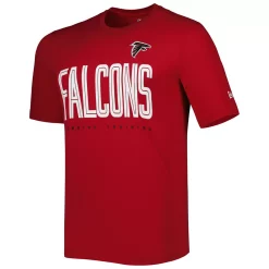 Men's New Era Red Atlanta Falcons Combine Authentic Training Huddle Up T-Shirt -New Era Shop 5916454 ALT2