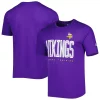 Men's New Era Purple Minnesota Vikings Combine Authentic Training Huddle Up T-Shirt