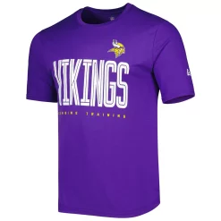 Men's New Era Purple Minnesota Vikings Combine Authentic Training Huddle Up T-Shirt -New Era Shop 5917236 ALT2