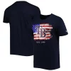 Men's New Era Navy Tampa Bay Rays 4th of July Jersey T-Shirt