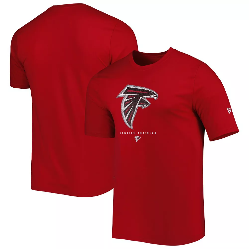 Men's New Era Red Atlanta Falcons Combine Authentic Ball Logo T-Shirt 2 Men's New Era Red Atlanta Falcons Combine Authentic Ball Logo T-Shirt - Image 2