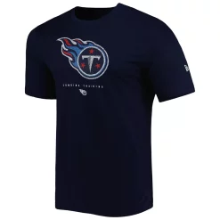 Men's New Era Navy Tennessee Titans Combine Authentic Ball Logo T-Shirt -New Era Shop 5917484 ALT2