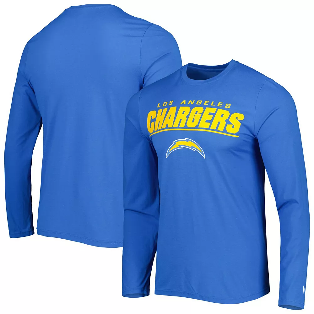 Men's New Era Powder Blue Los Angeles Chargers Combine Authentic Stated Long Sleeve T-Shirt 2 Men's New Era Powder Blue Los Angeles Chargers Combine Authentic Stated Long Sleeve T-Shirt - Image 2