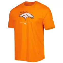Men's New Era Orange Denver Broncos Combine Authentic Ball Logo T-Shirt -New Era Shop 5930077 ALT2
