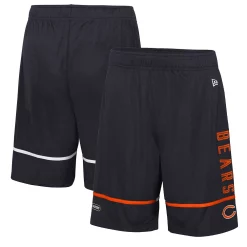 Men's New Era Navy Chicago Bears Combine Authentic Rusher Training Shorts
