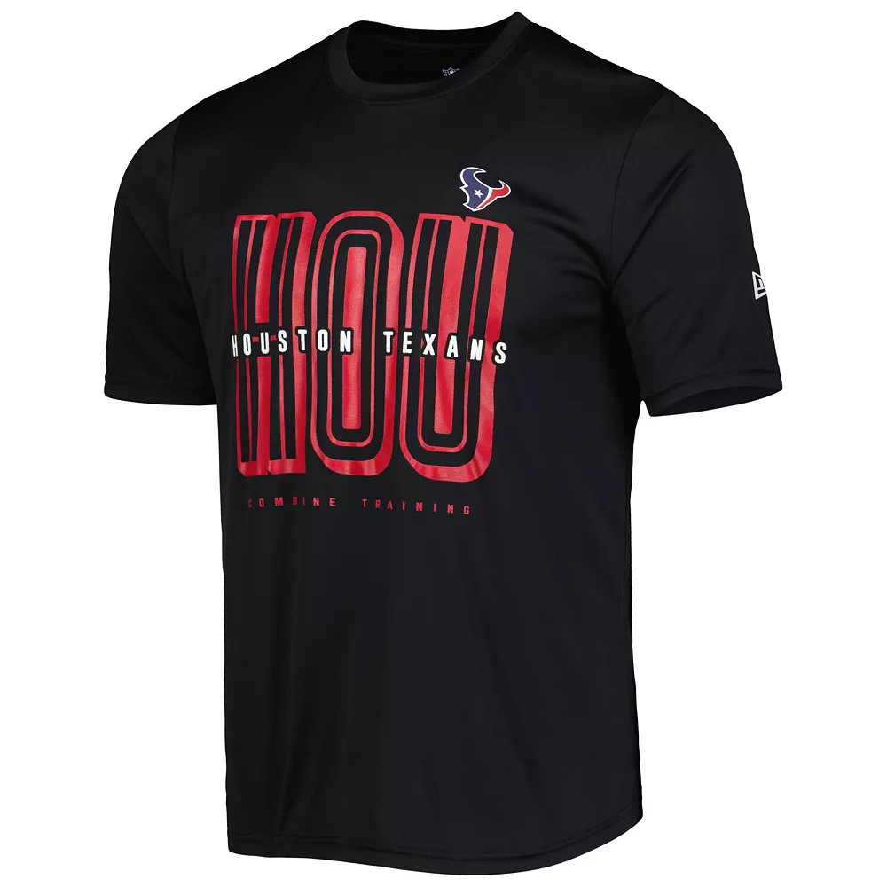 Men's New Era Black Houston Texans Scrimmage T-Shirt 3 Men's New Era Black Houston Texans Scrimmage T-Shirt - Image 3