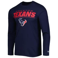 Men's New Era Navy Houston Texans Combine Authentic Stated Long Sleeve T-Shirt -New Era Shop 5935756 ALT2