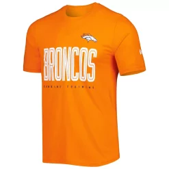 Men's New Era Orange Denver Broncos Combine Authentic Training Huddle Up T-Shirt -New Era Shop 5935793 ALT2