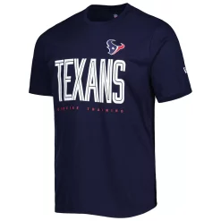 Men's New Era Navy Houston Texans Combine Authentic Training Huddle Up T-Shirt -New Era Shop 5936021 ALT2
