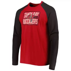 Men's New Era Red Tampa Bay Buccaneers Current Raglan Long Sleeve T-Shirt -New Era Shop 5937423 ALT2