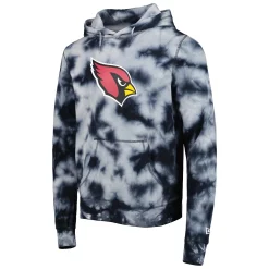Men's New Era Black Arizona Cardinals Team Tie-Dye Pullover Hoodie -New Era Shop 5938239 ALT2