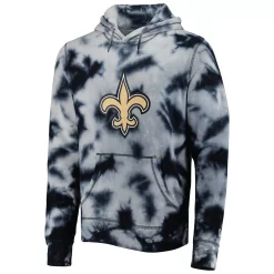 Men's New Era Black New Orleans Saints Team Tie-Dye Pullover Hoodie -New Era Shop 5938725 ALT2