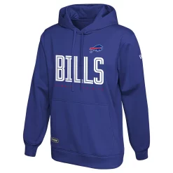 Men's New Era Royal Buffalo Bills Combine Authentic Huddle Up Pullover Hoodie