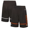 Men's New Era Black Cleveland Browns Combine Authentic Rusher Training Shorts