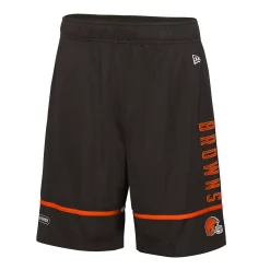 Men's New Era Black Cleveland Browns Combine Authentic Rusher Training Shorts -New Era Shop 5950914 ALT2
